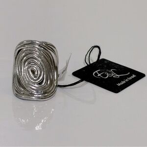 ✨ NWT E&L  Sterling Silver Swirl Ring size 9